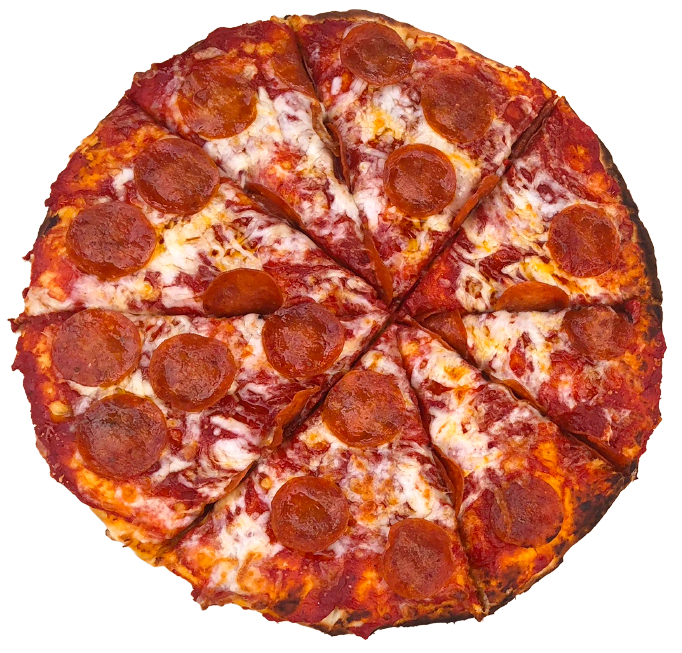 Fresh wood fired pizza